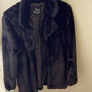 Fur Coat from Foverever 21 Size Small